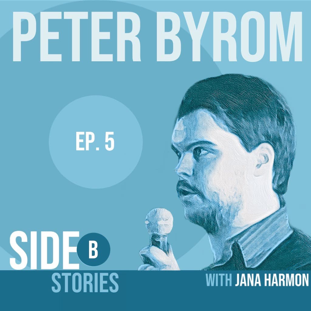 Poster image of Side B Stories testimony featuring Peter Byrom's story