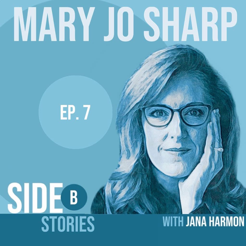 Poster image of Side B Stories testimony featuring Mary Jo Sharp’s story