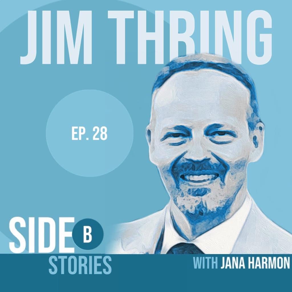 Poster image of Side B Stories testimony featuring Jim Thring’s story