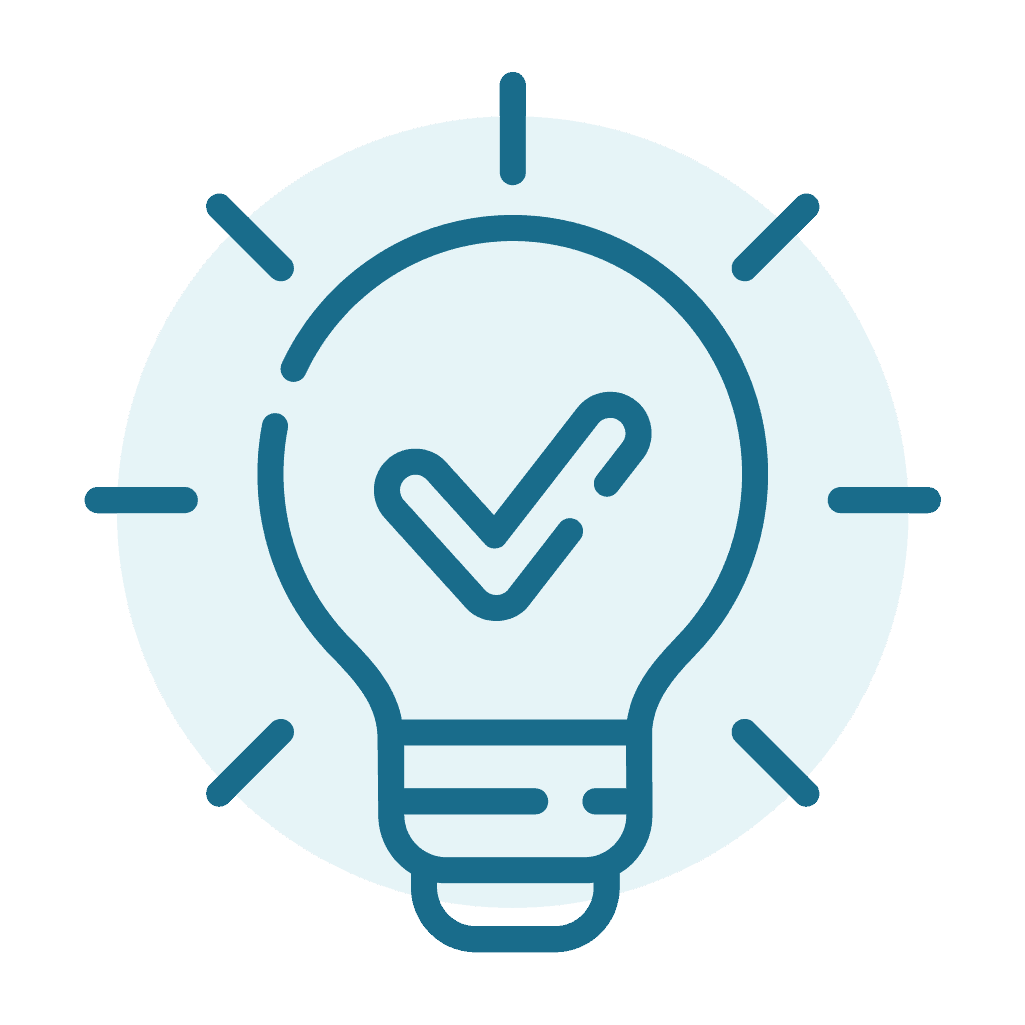 A bulb icon 